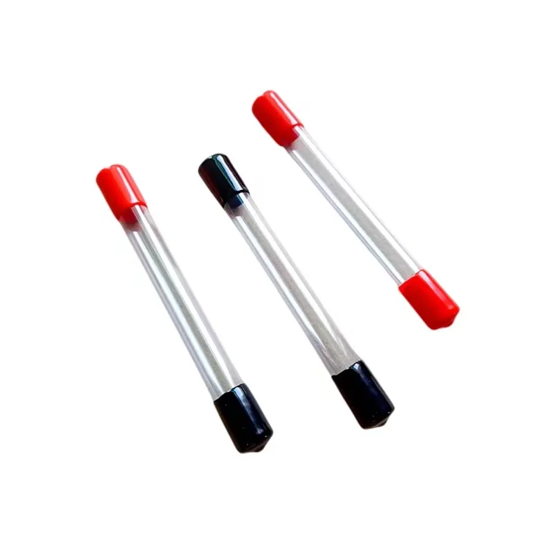 PC Transparent Custom Plastic Packing Pipe with PVC End Cover/Cap