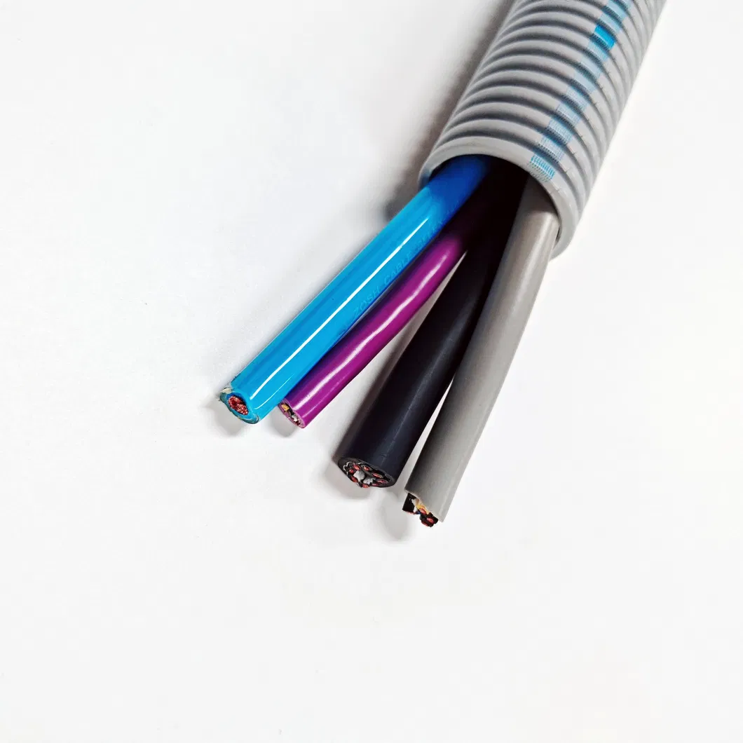 UL651 Electrical Nonmetallic Tubing Electrical PVC Conduits Flexible Pipe for Wire Accessories