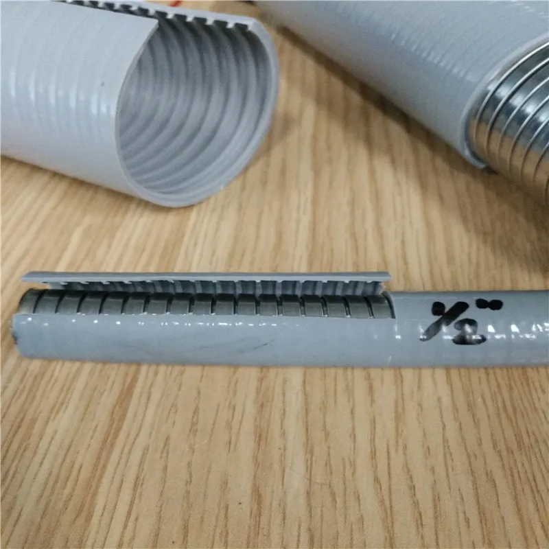 PVC Plastic Coated Galvanized Steel Flexible Metal Conduits Pipes