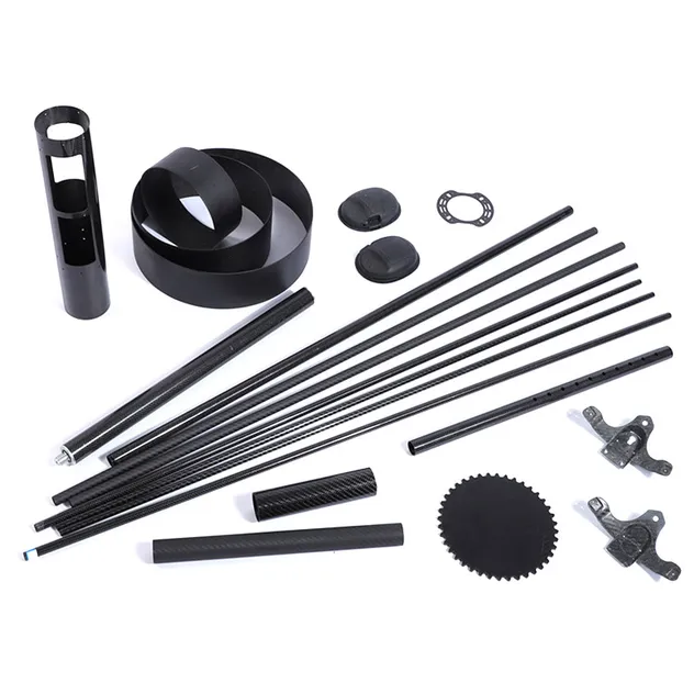 Carbon Fiber Composite Material Pipe Cfrp Tube Prosthetic Limb Support Unmanned Aerial Vehicle Arm Lightweight and High Strength Carbon Fiber Rod