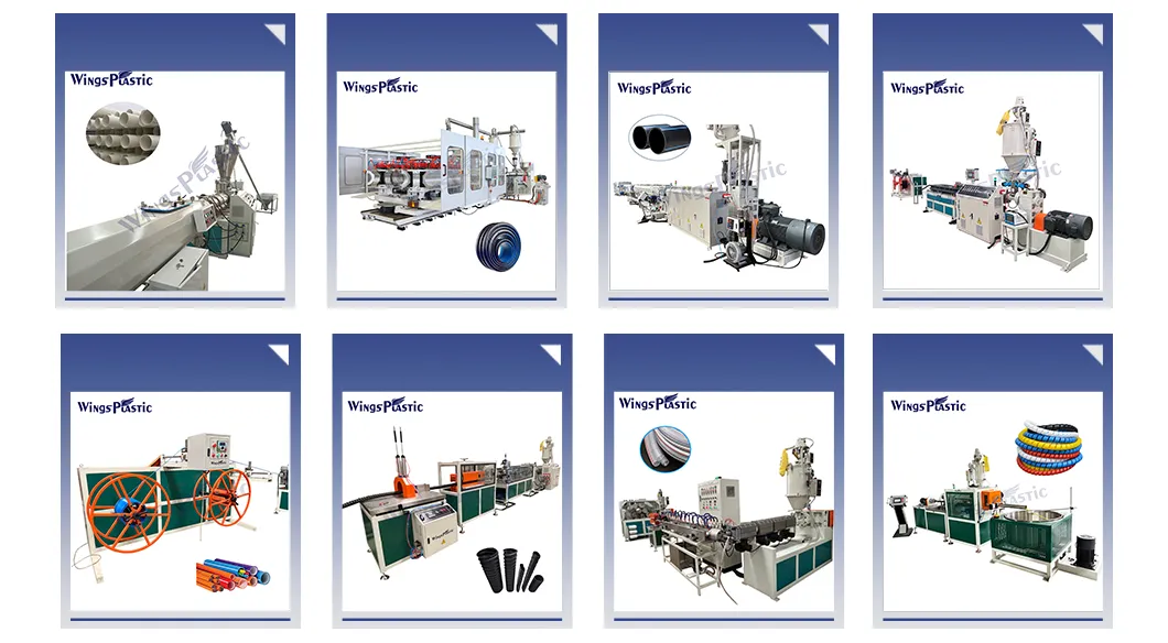 PVC Garden Hose Making Machine PVC Fiber Reinforced Soft Hose Pipe Production