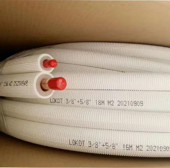 1/4 3/8" PVC Insulated Copper Tube Coil Air Conditioner Insulated Copper Pipe Price Per Kg