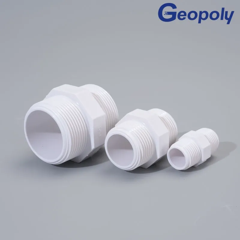 Multipurpose UPVC Double Threaded Nipple for Plumbing and Irrigation