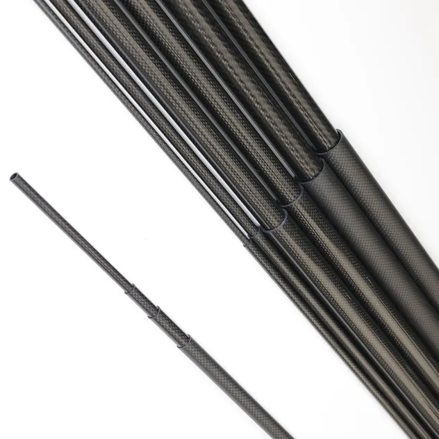 Factory Carbon Fiber Pipe 3K Plain Twill Carbon Fiber Tube Customized High Strength