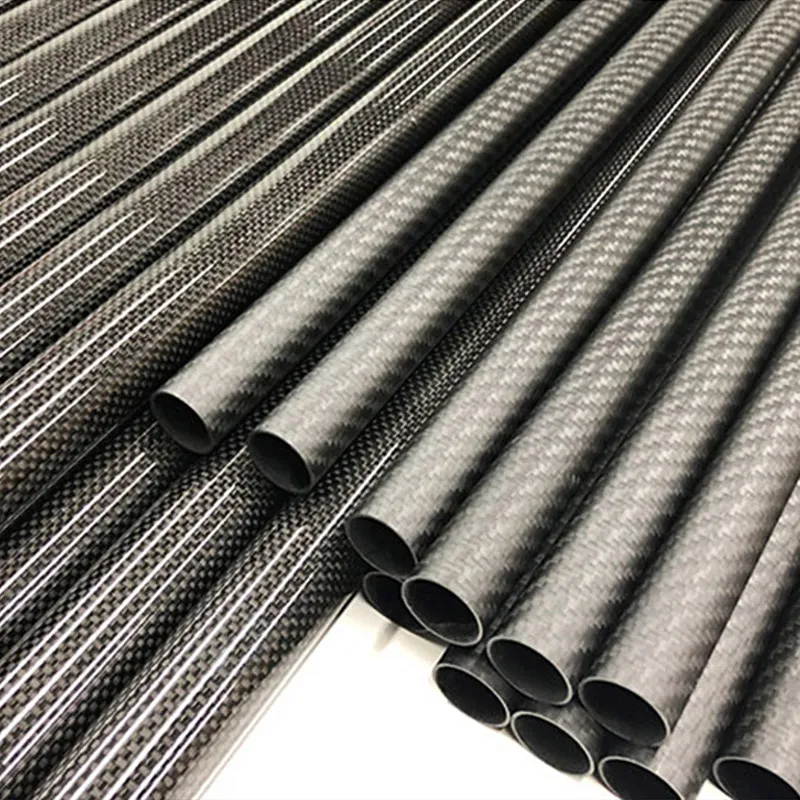 Carbon Fiber Composite Material Pipe Cfrp Tube Prosthetic Limb Support Unmanned Aerial Vehicle Arm Lightweight and High Strength Carbon Fiber Rod