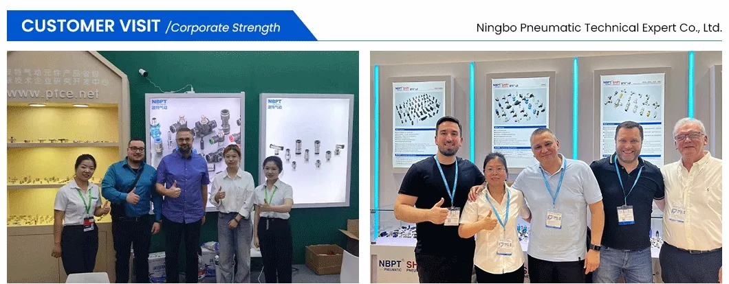 New Nbpt PC-R Air Quick Coupler Brass &amp; Plastic Pneumatic Push to Connect Fitting