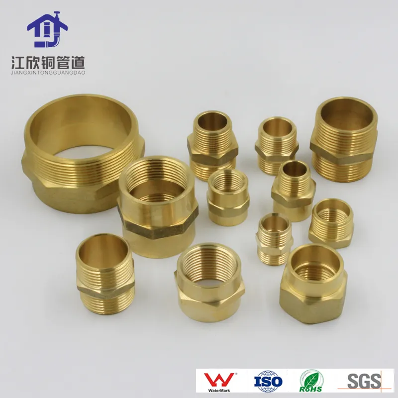 Brass Adapter Hex Nipple /Socket /Bushing Pipe Fittings with Customization Service