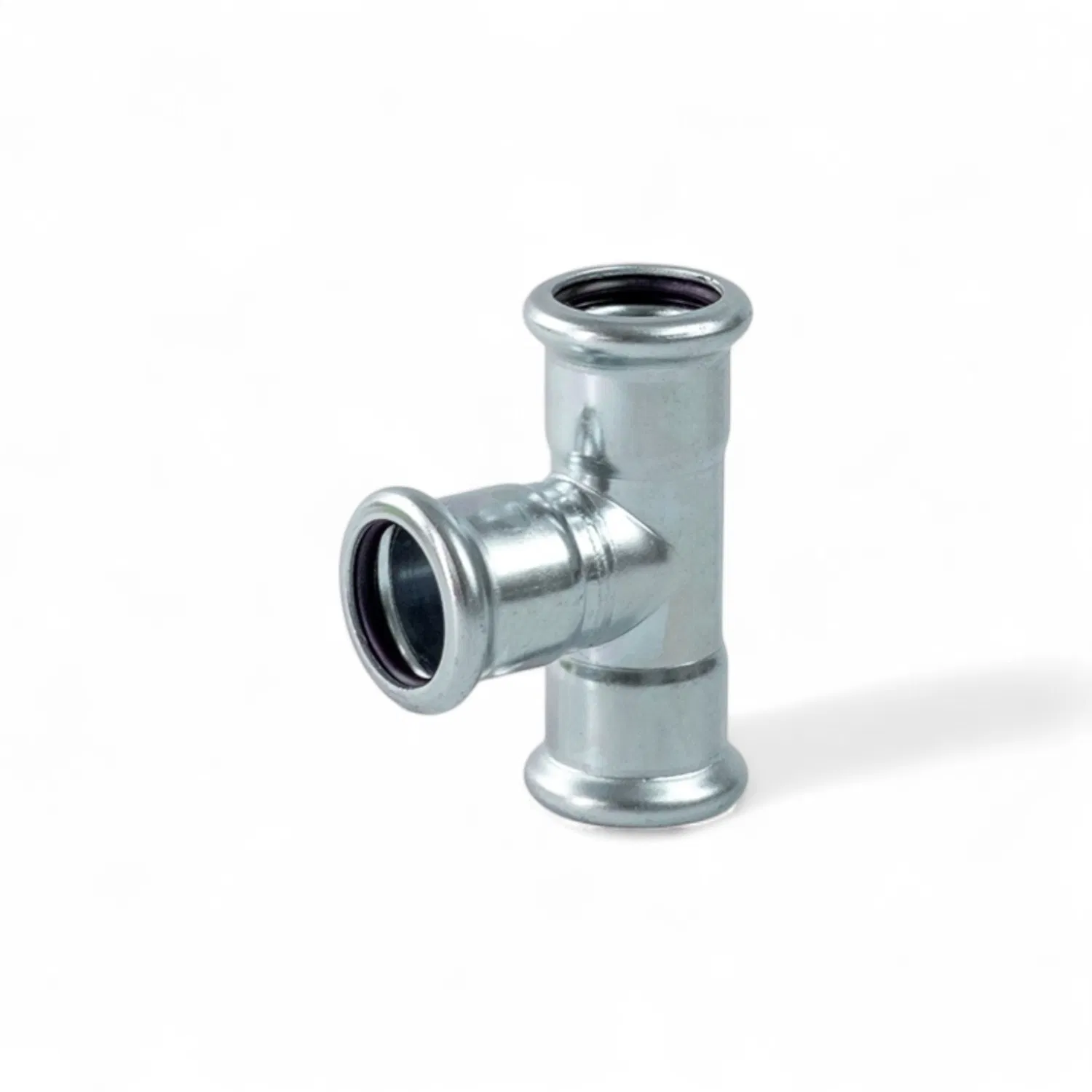 Premium Equal Tee Fitting for Galvanized Zinc Plumbing Systems