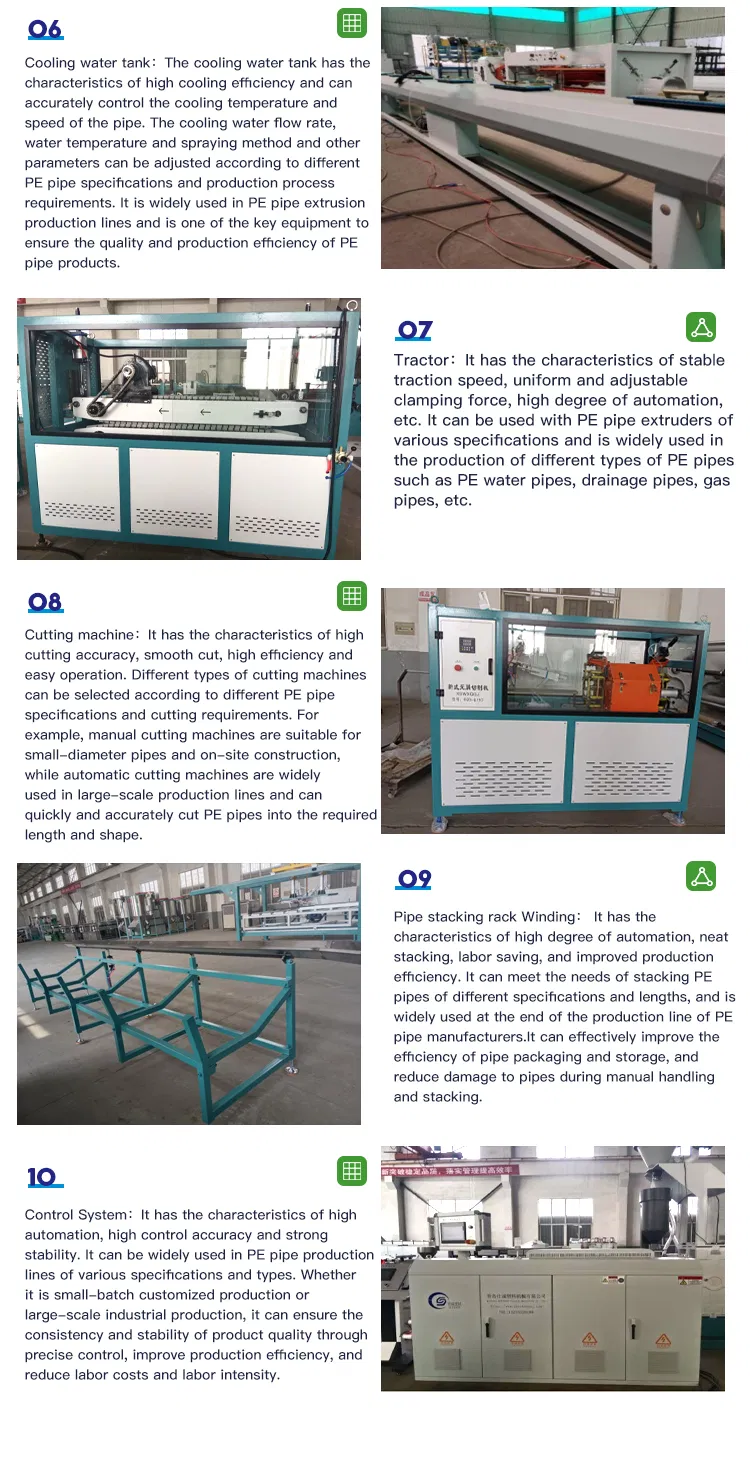 HDPE PE Pipe Making Machine PPR Pipe Extrusion Machine Production Line