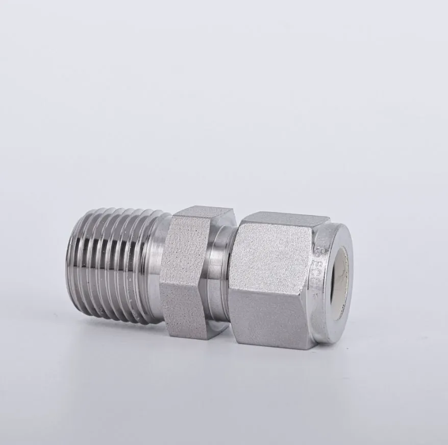 316 Stainless Steel 10mm Od Double Ferrule Instrumentation Tube Fitting Female Straight - 3/8"