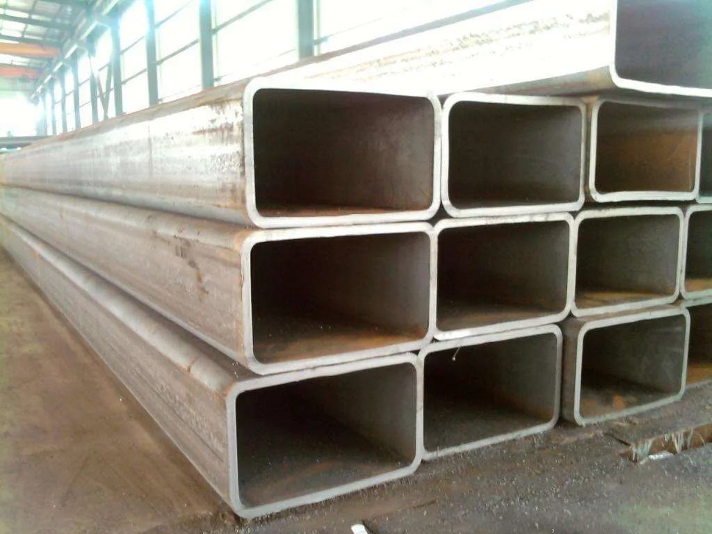 High Quality Low Carbon Black Steel Hot DIP Galvanized Coating Square Tube/Rectangular Hollow Tubula