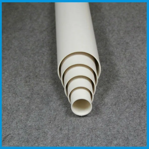 PVC Electrical Conduit Pipe UPVC Rigid Conduit White