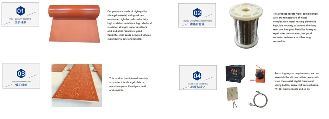 Heating Silicone Strip for PVC Drain Pipe