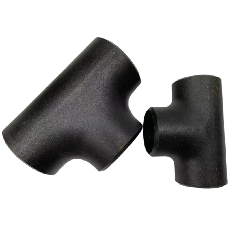 Factory Price Large Diameter Stainless Steel Tee Seamless Butt Welding Thick Wall Tee Fittings Equal