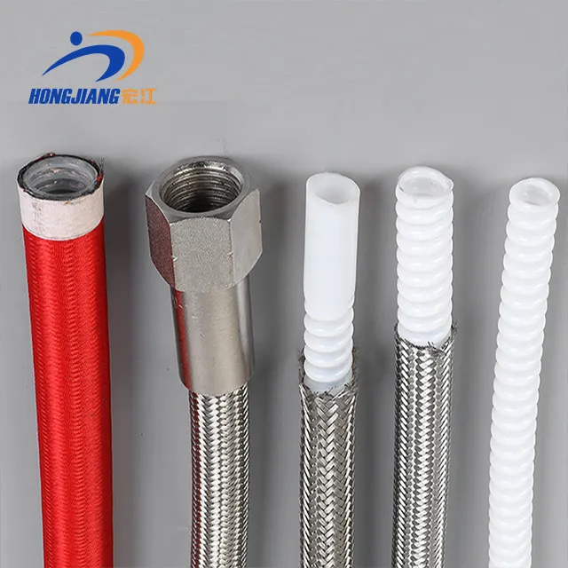 Stainless Steel Wire Braided PTFE Hydraulic Hose, Hydraulic PTFE Pipe