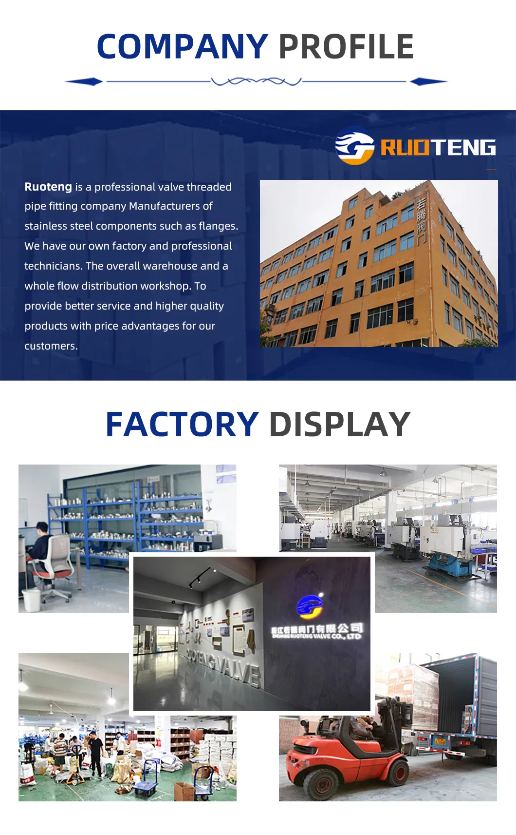 [Ruoteng] Stainless Steel Thread Butt Welding Casting Customized Connector 90 Degree Elbow Connector Pipe Fitting