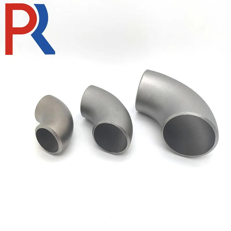 Factory Supply Sch 40 Steel Pipe Butt Weld Fitting Ss Long Radius 45 90 Degree Elbow