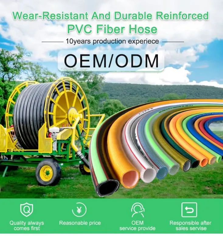 Food Grade Transparent PVC Mesh Fiber Reinforced Water Pipe