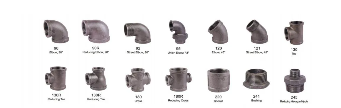 ISO49 Standard Hot-DIP Galvanized Threaded Mi Fittings for Water Mains