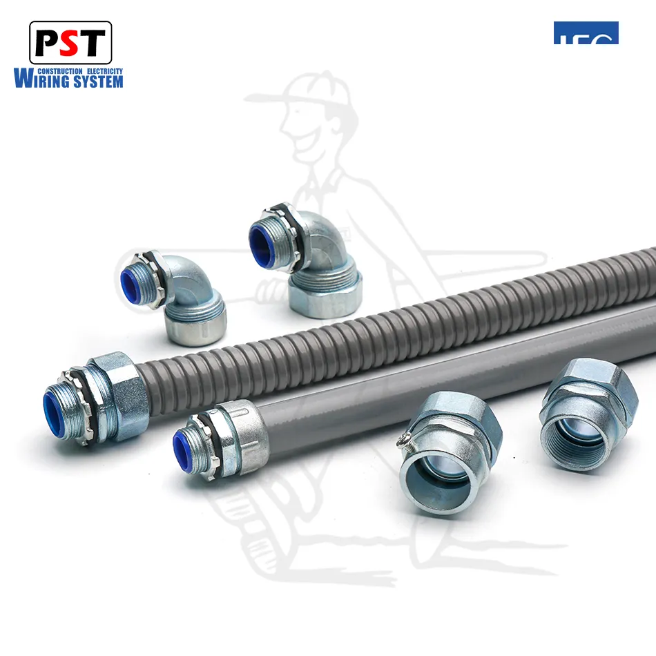 PVC Coated Galvanized Steel Flexible Metal Conduit Pipe in Electric Cable Wire Protection