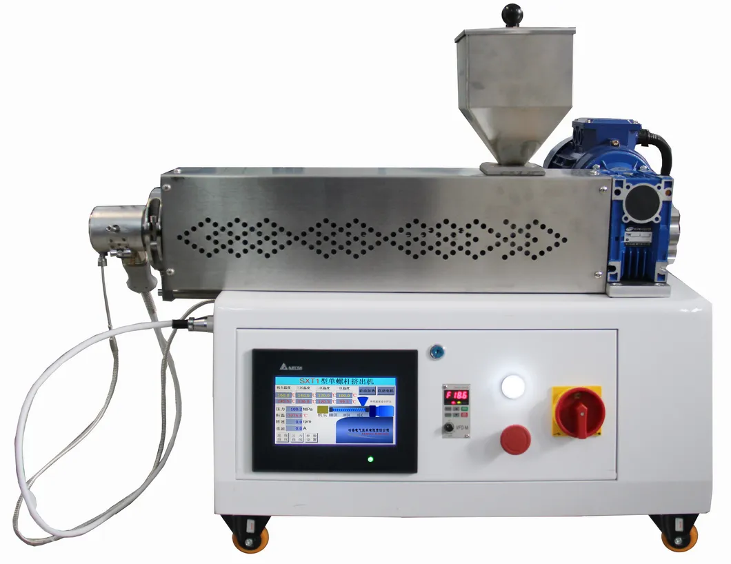 Laboratory Tapered Twin Screw Extrusion PVC Pipe Production Line