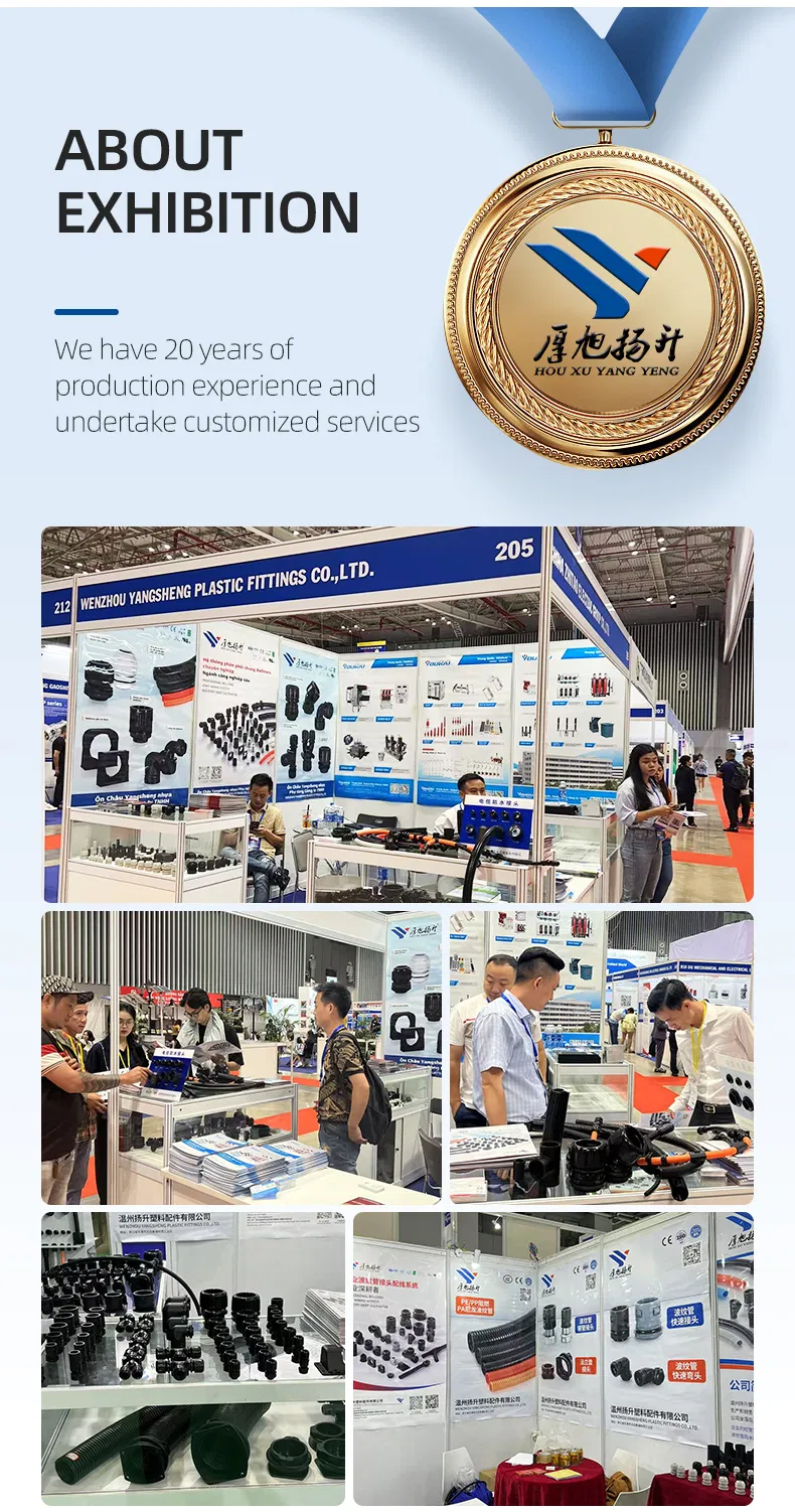 Nylon Plastic Corrugated Pipe/Tubing for Mechanical Equipment Protection