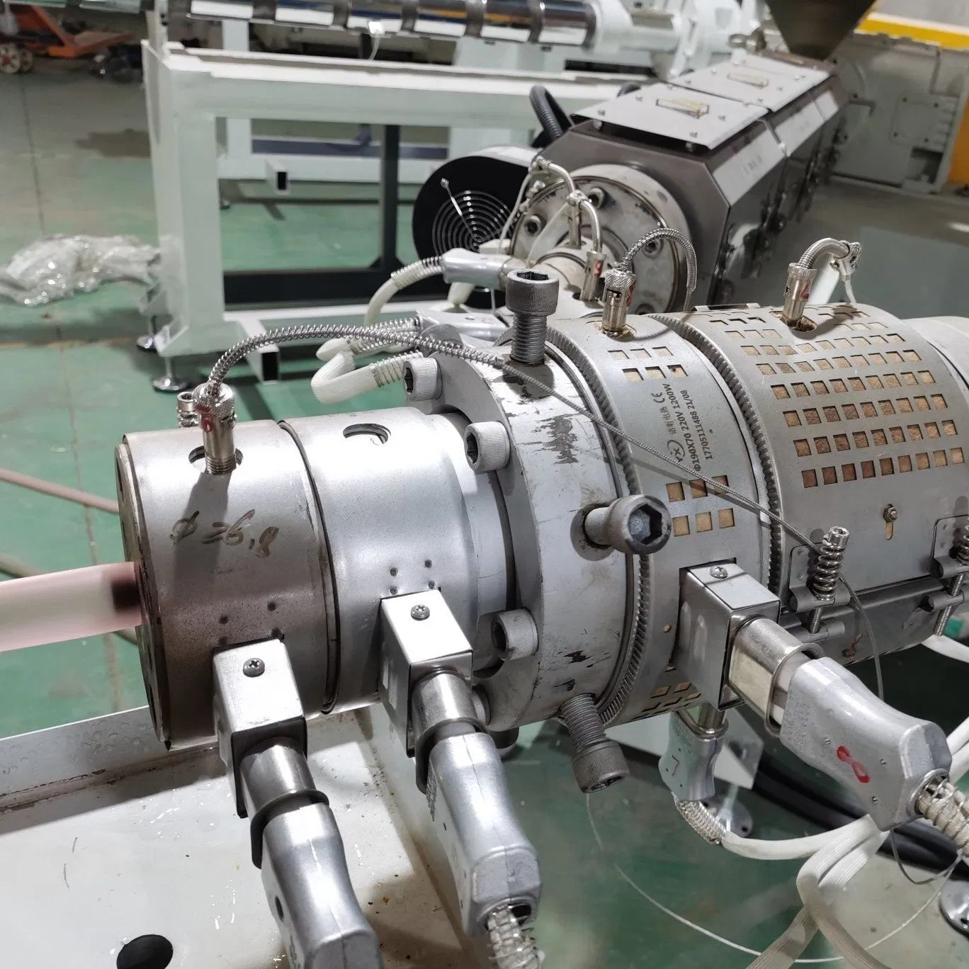 Plastic PP PE ABS PPR 16-110mm Pipe Extrusion Machine