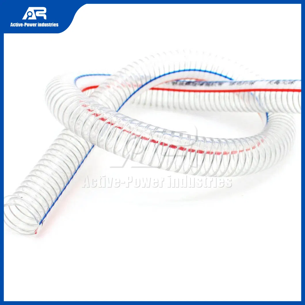 Active-Power Industries PVC Flexible Hose Manufacturing Fiber Reinforced Hose China High Temperature