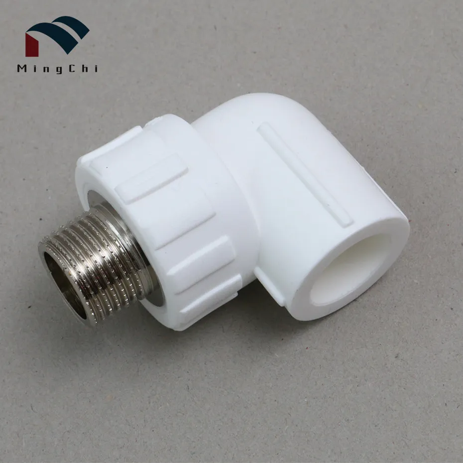 Zhuji PVC Plumbing Material 90 Degree PPR Female Male Elbow Tee in Pipe Fittings