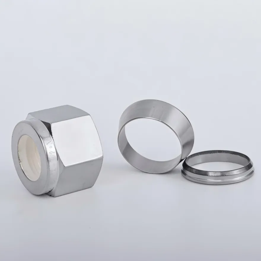 316 Stainless Steel 10mm Od Double Ferrule Instrumentation Tube Fitting Female Straight - 3/8" 