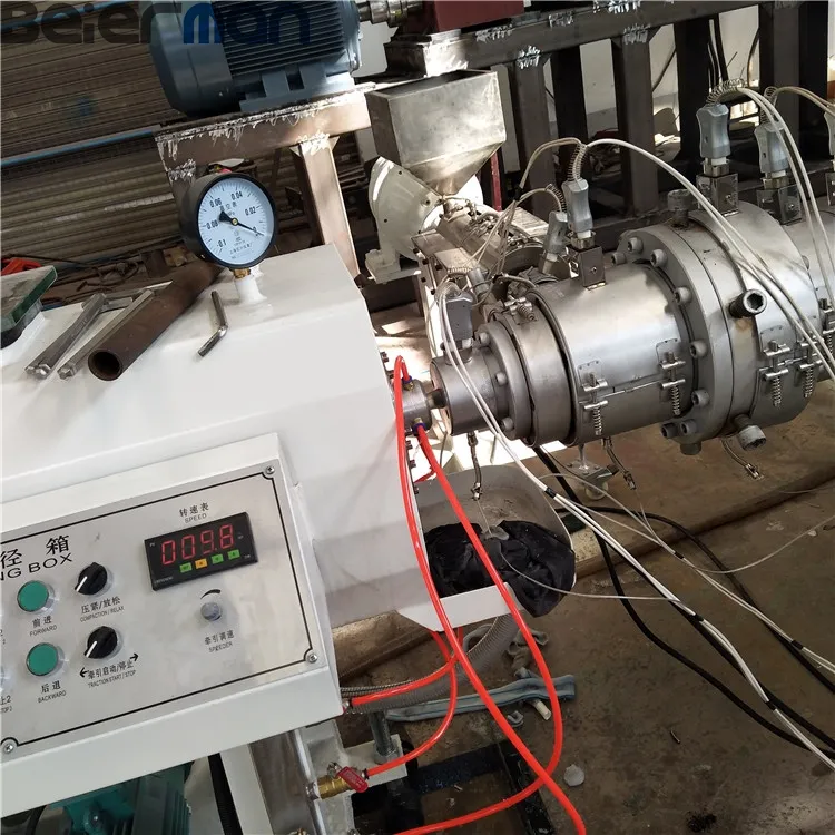 25meter/Minute PLC Touch Screen Control System 20-110mm HDPE/PPR Pipe Making Machines