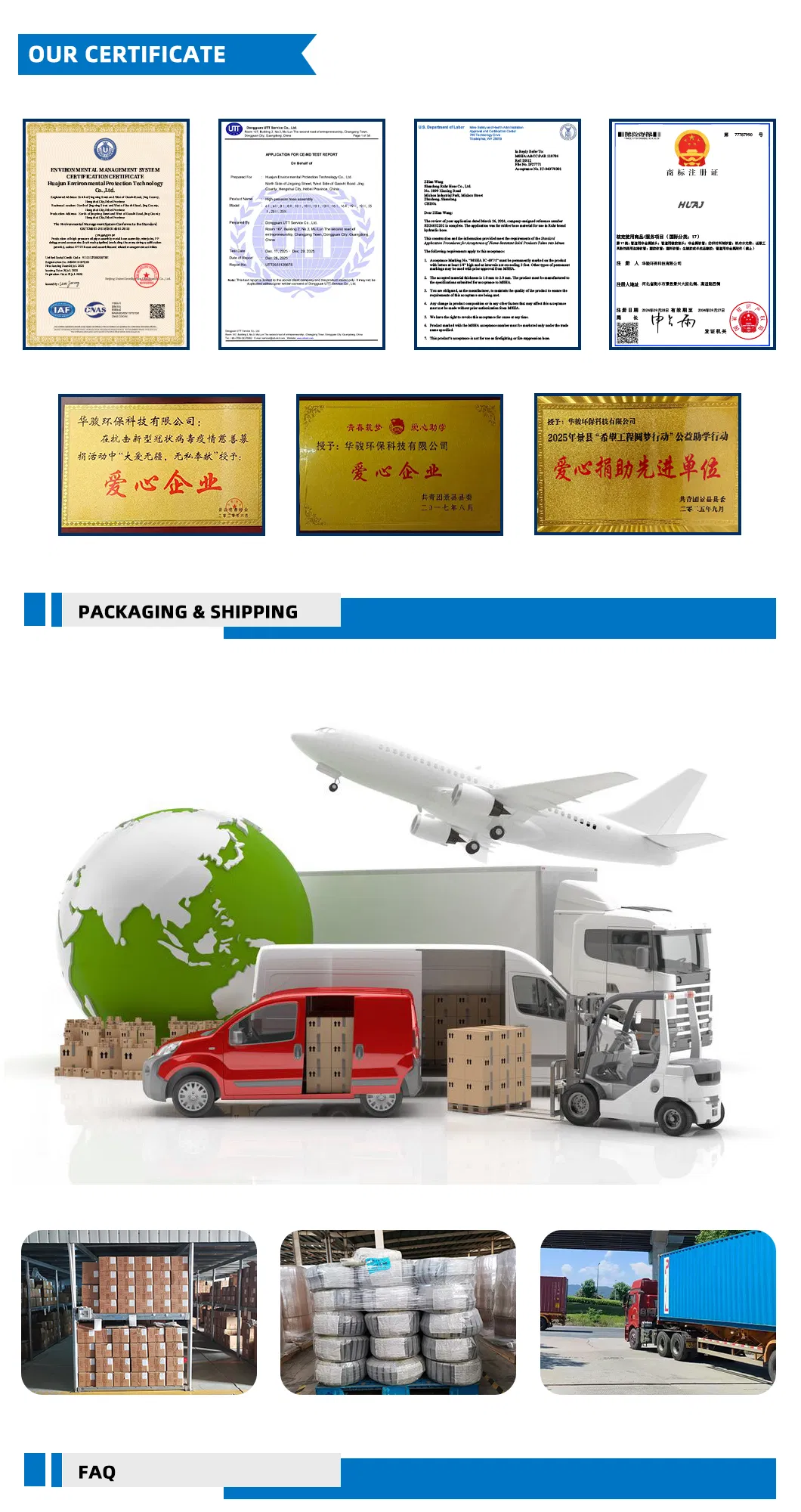 Hot Selling Strong Durable Threaded Metal Hydraulic Adapter Fittings for SAE/DIN/JIS Hydraulic Hose