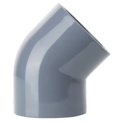 High-Quality 1.0MPa Plastic 45 Degree Elbow Fitting PVC Pipe Fitting with UPVC Pressure DIN Standard