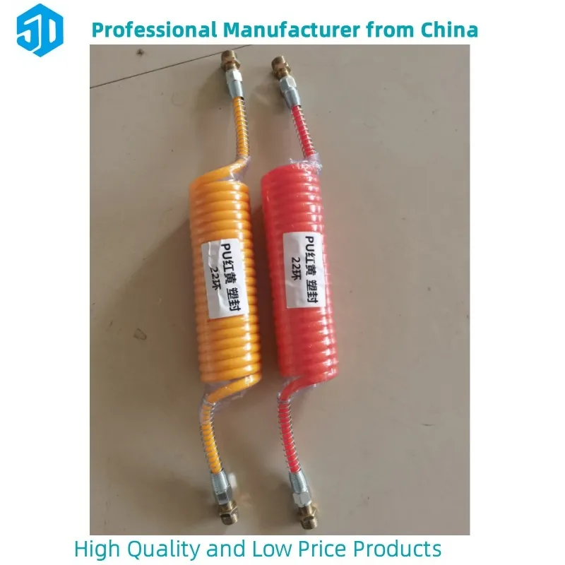 Plastic Spiral Air Line Hose Air Brake Hose Pipe for Truck and Trailer Nylon Braided Hose Pipe