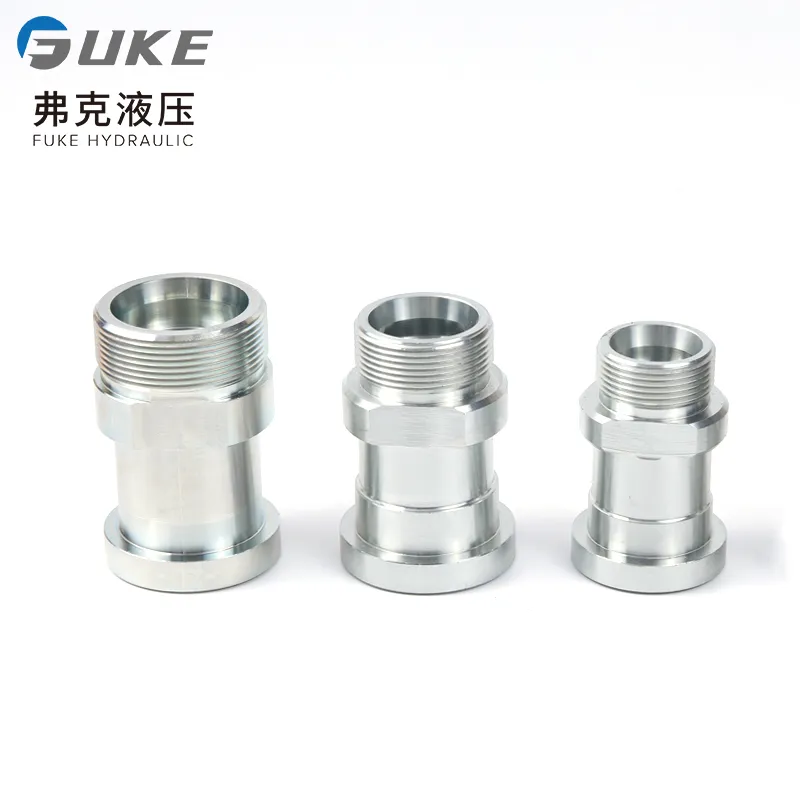 Metric Male Hydraulic Tube Adapter Bite Type Flange Fitting