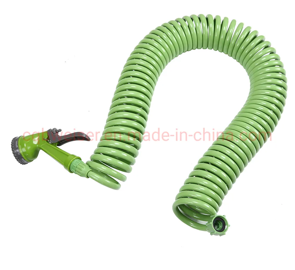 Brass Fittings Flexible Garden Water Irrigation EVA Recoil Hose Pipe