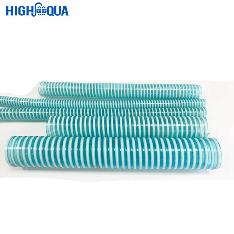 Flexible Corrugated Spiral PVC Suction Pipe for Conveying Water
