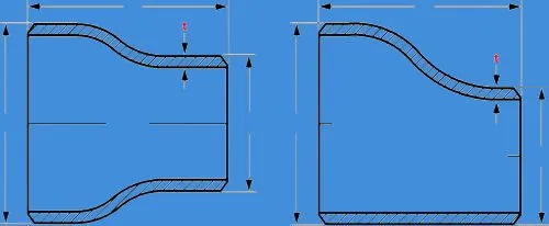 Rust-Proof 304 Stainless Steel Butt Welding Pipe Eccentric Concentric Reducer
