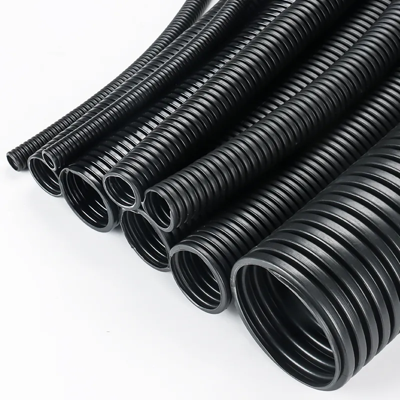 Durable UV Resistant Flexible Nylon Electrical Corrugated Pipe