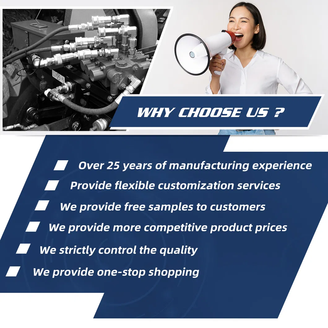 6c 24 Deg Hydraulic Fittings Male Metric Thread with 8c Bulkhead Nuts