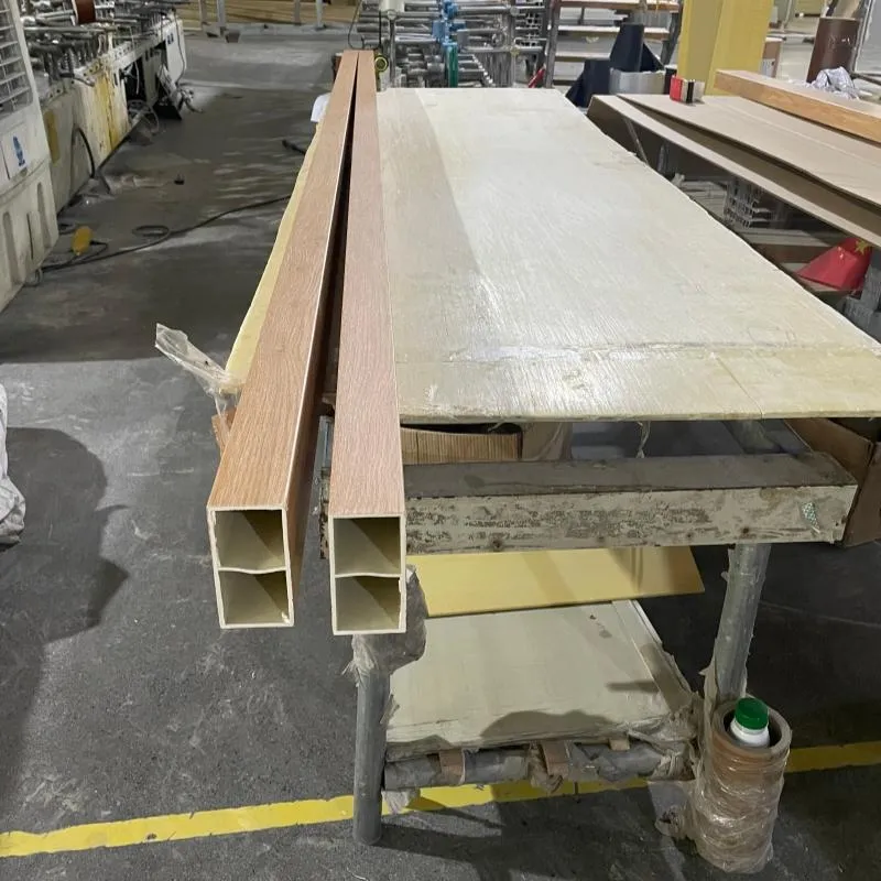 Interior Room Decoration as Art Separate WPC Pipe Square Design Tube PVC Decoration Tube/Pipe