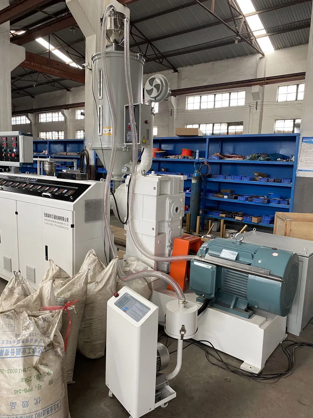 25meter/Minute PLC Touch Screen Control System 20-110mm HDPE/PPR Pipe Making Machines