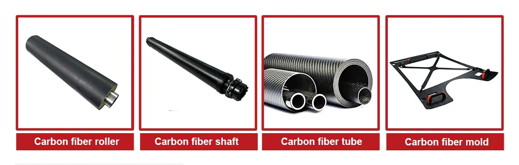 Flex - Resistant 3K Roll Wrapped Carbon Fiber Tube for Wind Turbine