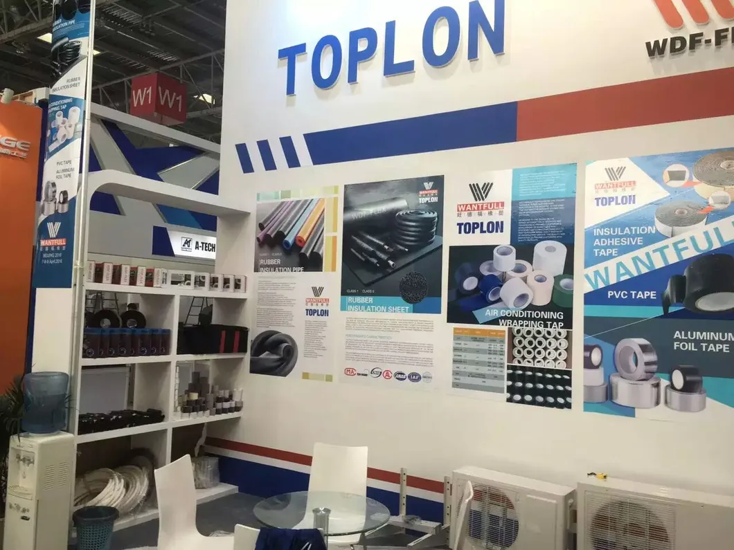 Fireproof NBR Rubber Foam Insulation Pipe with Film UV Resistance Good Quality Insulation Pipe with PVC Film