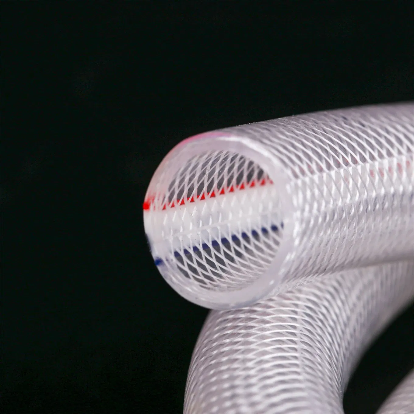 Flexible Transparent PVC Fiber Braided Reinforced Pipe Nylon Wear-Resistant Water Pipe