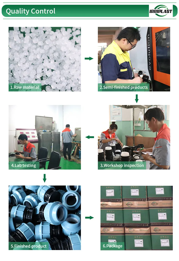 PP Material Female Adaptor Pn16 Fittings