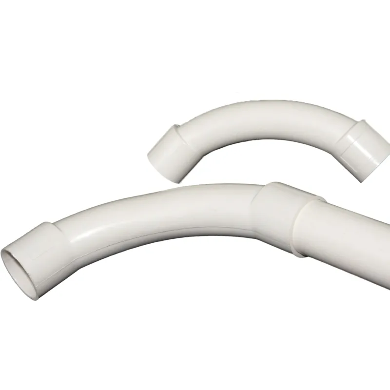 High Quality Cable Conduit PVC Pipe Elbows for Electrical Wire Protection