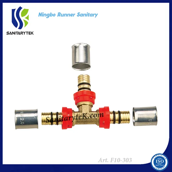 Equal Elbow Brass Press Fitting for Multilayer Pipes (F10-203)