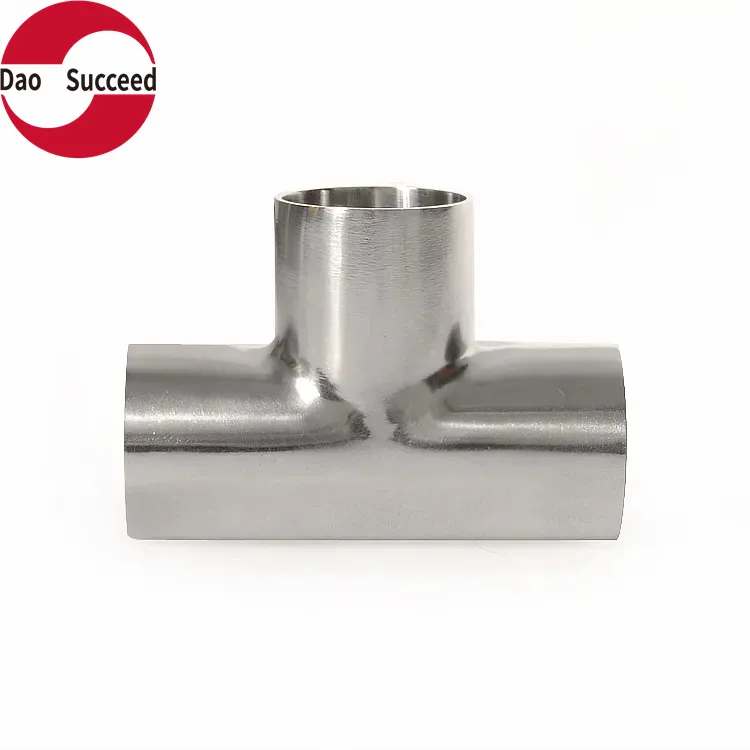 SUS304/316L Equal Tee Stainless Steel Butt-Weld Pipe Fitting for Drinking Water