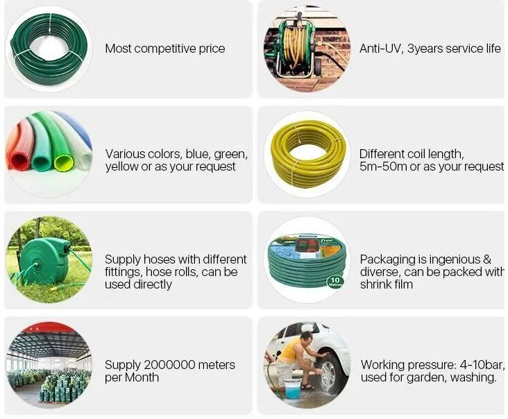 Flexible Functional PVC Garden Pipe for Water Irrigation